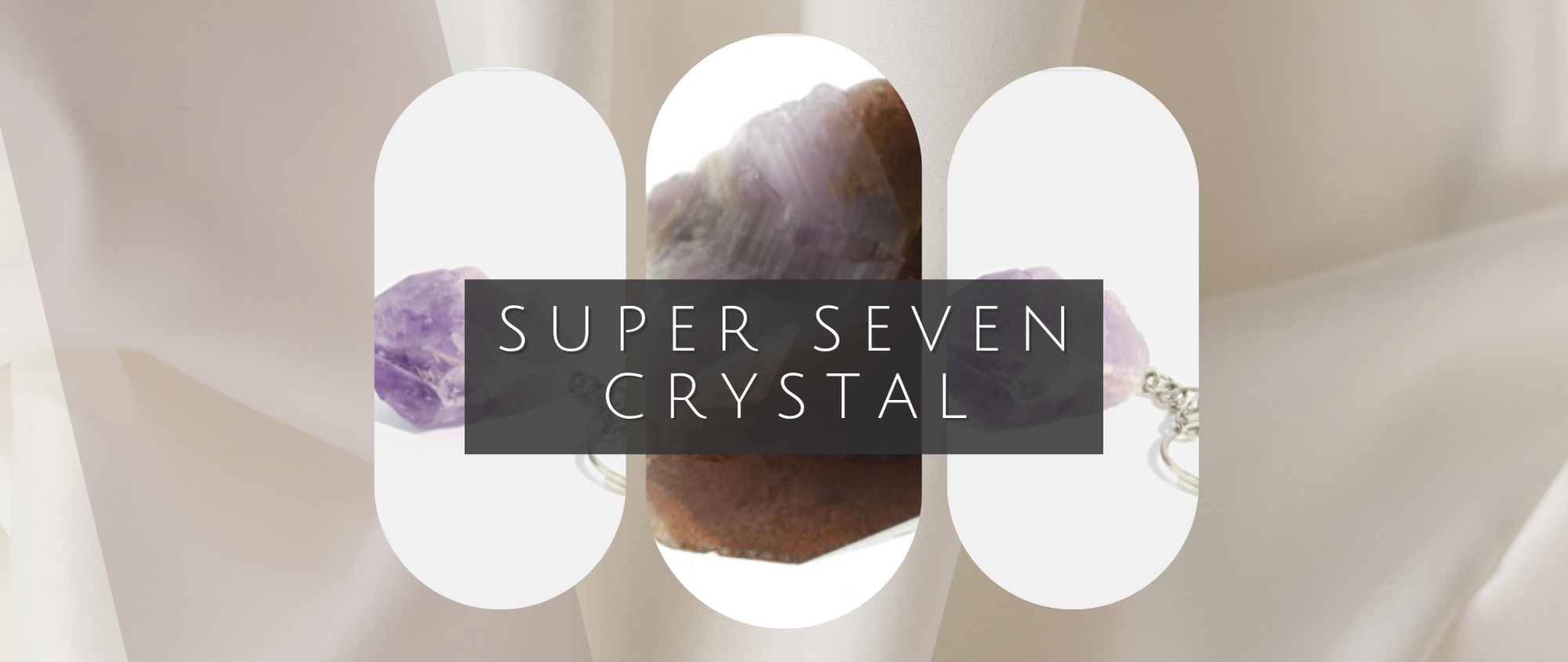 Super 7 Crystal Super Seven Smooth Stone Gemstone Round Loose