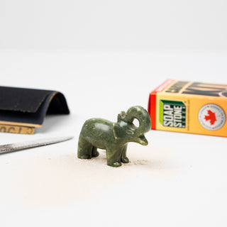 Soapstone Carving Kit - Make 3D Art 🦉🐢🐈 Choose Your Animal    from Stonebridge Imports