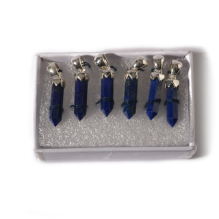Lapis Lazuli Point Sterling Silver Pendant - 6 pack    from Stonebridge Imports