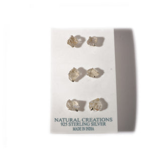 Herkimer Sterling Silver Stud - 3 pack    from Stonebridge Imports