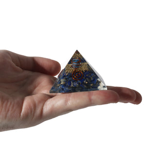 Lapis Lazuli Orgone Pyramid with Lapis Lazuli Point    from Stonebridge Imports