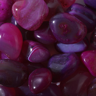 Agate Pink Tumbled Stones    from Stonebridge Imports