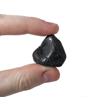 Black Tourmaline Tumbled Stones (Semi Polished)    from Stonebridge Imports