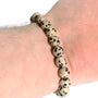 Dalmatian Jasper Round Bracelet - 8mm from Stonebridge Imports