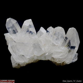 Clear Quartz 'A' Cluster #10 (2 1/2" - 4 3/4", 201g-299g)   from Stonebridge Imports