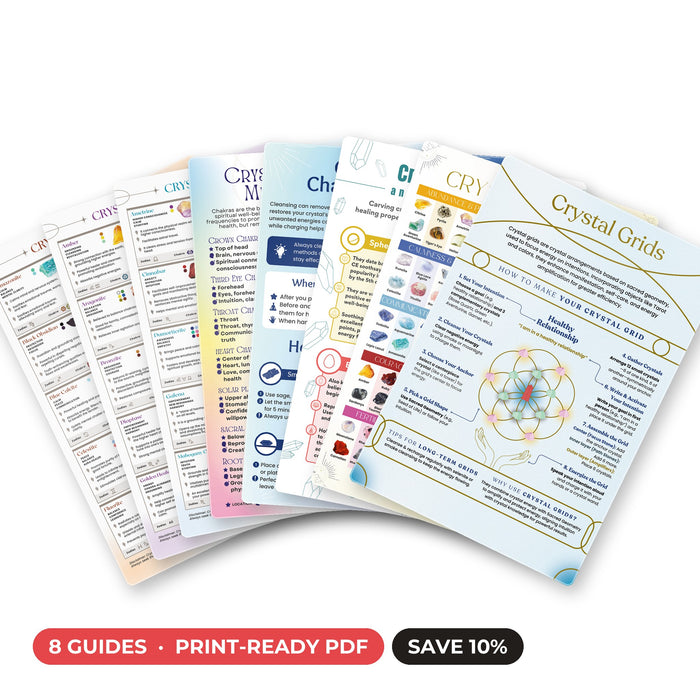 QuickStudy Guide 2.0 - Crystal Shop Essentials Bundle (PDF Files)