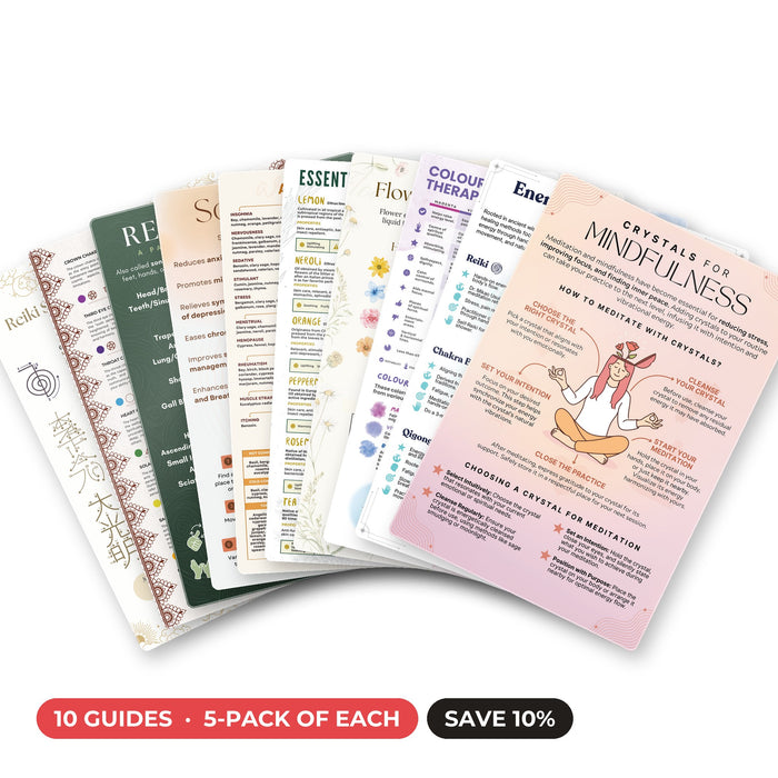 QuickStudy Guide 2.0 - Healing Modalities Bundle (Hardcopy 5-packs)