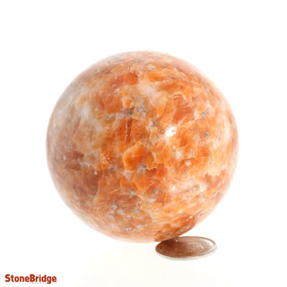 Calcite Orange Sphere - Small #2 - 2 1/4"    from Stonebridge Imports