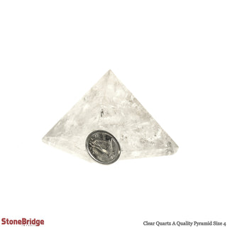 Clear Quartz A Pyramid #4 - 2" to 2 1/4"    from Stonebridge Imports