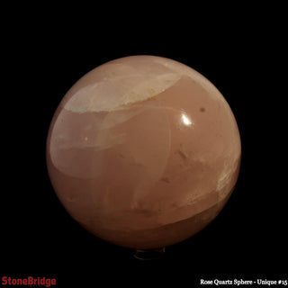 Rose Quartz Sphere U#15 - 3 3/4"    from Stonebridge Imports