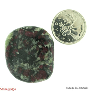Eudialyte Polished Slice - 1" to 2" - #1    from Stonebridge Imports