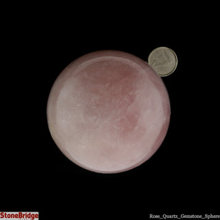Rose Quartz A Sphere - Small #4 - 2 1/2"    from Stonebridge Imports