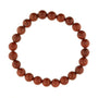 Red Jasper Round Bracelet - 8mm from Stonebridge Imports