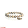 Dalmatian Jasper Matte Round Bracelet - 8mm from Stonebridge Imports