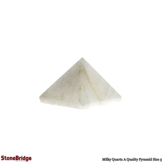 Milky Quartz A Pyramid MD2    from Stonebridge Imports