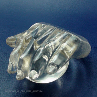 Clear Quartz Carving Hand & Sphere U#4    from Stonebridge Imports