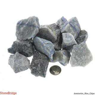 Blue Aventurine Chips - Medium    from Stonebridge Imports