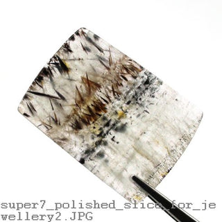 Super 7 Polished Slice For Jewellery - Large 35mm to 50mm    from Stonebridge Imports