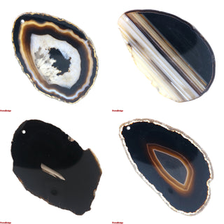 Agate Slices Drilled - 2 1/2" to 3 1/2"    from Stonebridge Imports