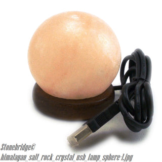 Himalayan Salt USB Lamp - Sphere    from Stonebridge Imports