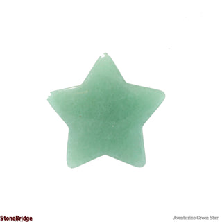 Green Aventurine Star Shape Polished Stones    from Stonebridge Imports