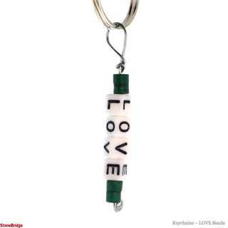 Keychain ��� Beads L.O.V.E.    from Stonebridge Imports