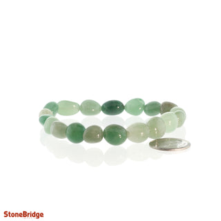 Green Aventurine Tumbled Bracelets    from Stonebridge Imports