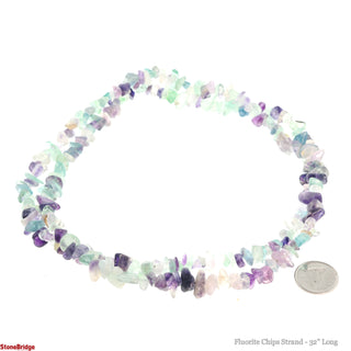Fluorite Chip Strands - 5mm to 8mm    from Stonebridge Imports