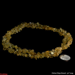 Citrine Chip Strands - 5mm to 8mm    from Stonebridge Imports