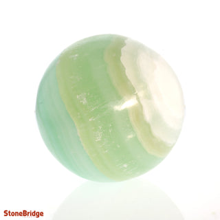 Calcite Green Sphere - Medium #4 - 3"    from Stonebridge Imports