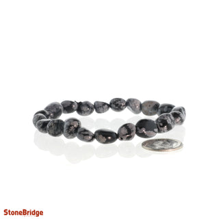 Snowflake Obsidian Tumbled Bracelets    from Stonebridge Imports