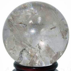 Clear Quartz B Sphere - Small #1 - 2 1/4"    from Stonebridge Imports