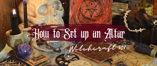 How to set up an Altar with Crystal Banner