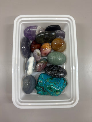 Chrysocolla, Labradorite, Agate Polished Stones - Hamilton Collection 009 from Stonebridge Imports