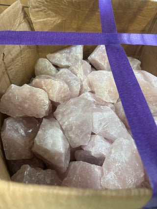 Rose Quartz A #1 Chunk - 20kg Box from Stonebridge Imports