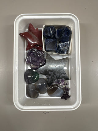 Indigo Gabbro, Amethyst, Sodalite Carvings - Hamilton Collection 015 from Stonebridge Imports