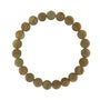 Wood Jasper Matte Round Bracelet - 8mm    from Stonebridge Imports