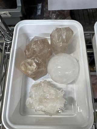 Clear Quartz Cluster/Point/Sphere OTT Bundle