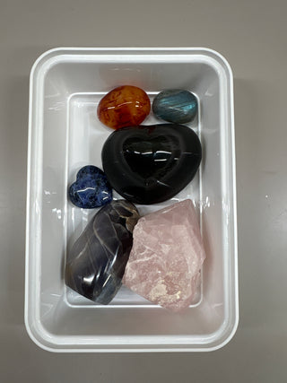 Quartz, Obsidian, Quartz Polished Stones - Hamilton Collection 027 from Stonebridge Imports