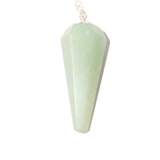 Green Aventurine Pendulum 6 Facets & Bead    from Stonebridge Imports