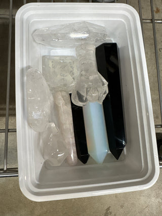 Damaged - Opalite, Quartz, Obsidian Carvings OTT Bundle