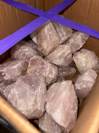 Rose Quartz E #2 Chunk - 20kg Box from Stonebridge Imports