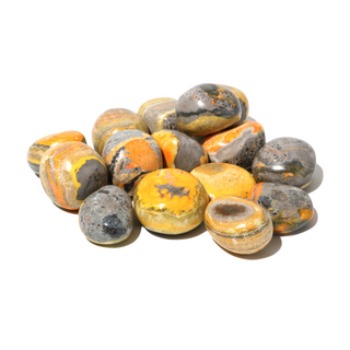 Bumble Bee Jasper Tumbled Stones Medium   from Stonebridge Imports