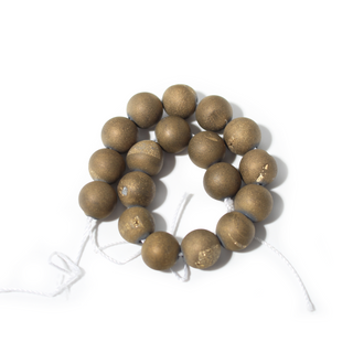 Druzy Agate Bead Bracelet