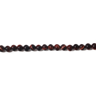 Red Tiger's Eye Bead Strand
