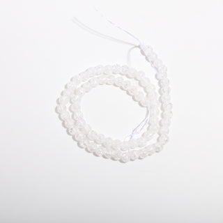 Crackle Quartz Bead Strand, new photo on a clean white background. Stonebridge Imports.