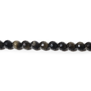 Gold Sheen Obsidian Bead Strand from Stonebridge Imports