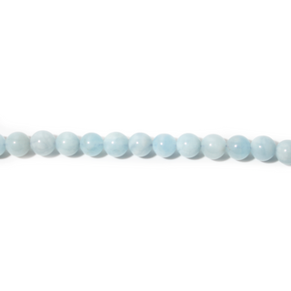 Aquamarine E Bead Strand