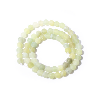 Xinshan Jade Bead Strand 15" - 6mm Matte from Stonebridge Imports