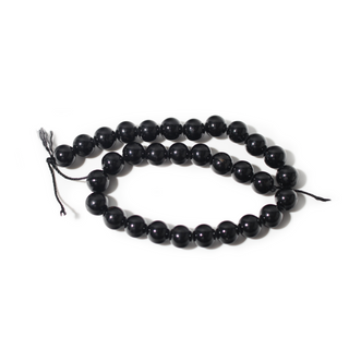 Black Tourmaline Bead Strand